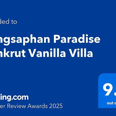 Bangsaphan Paradise Bankrut Vanilla Villa מראה חיצוני תמונה