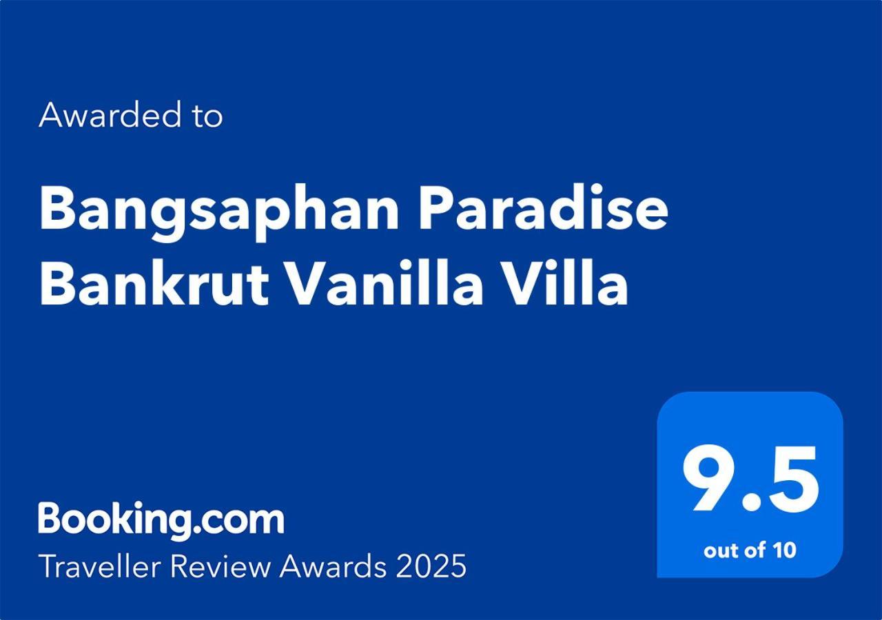 Bangsaphan Paradise Bankrut Vanilla Villa מראה חיצוני תמונה
